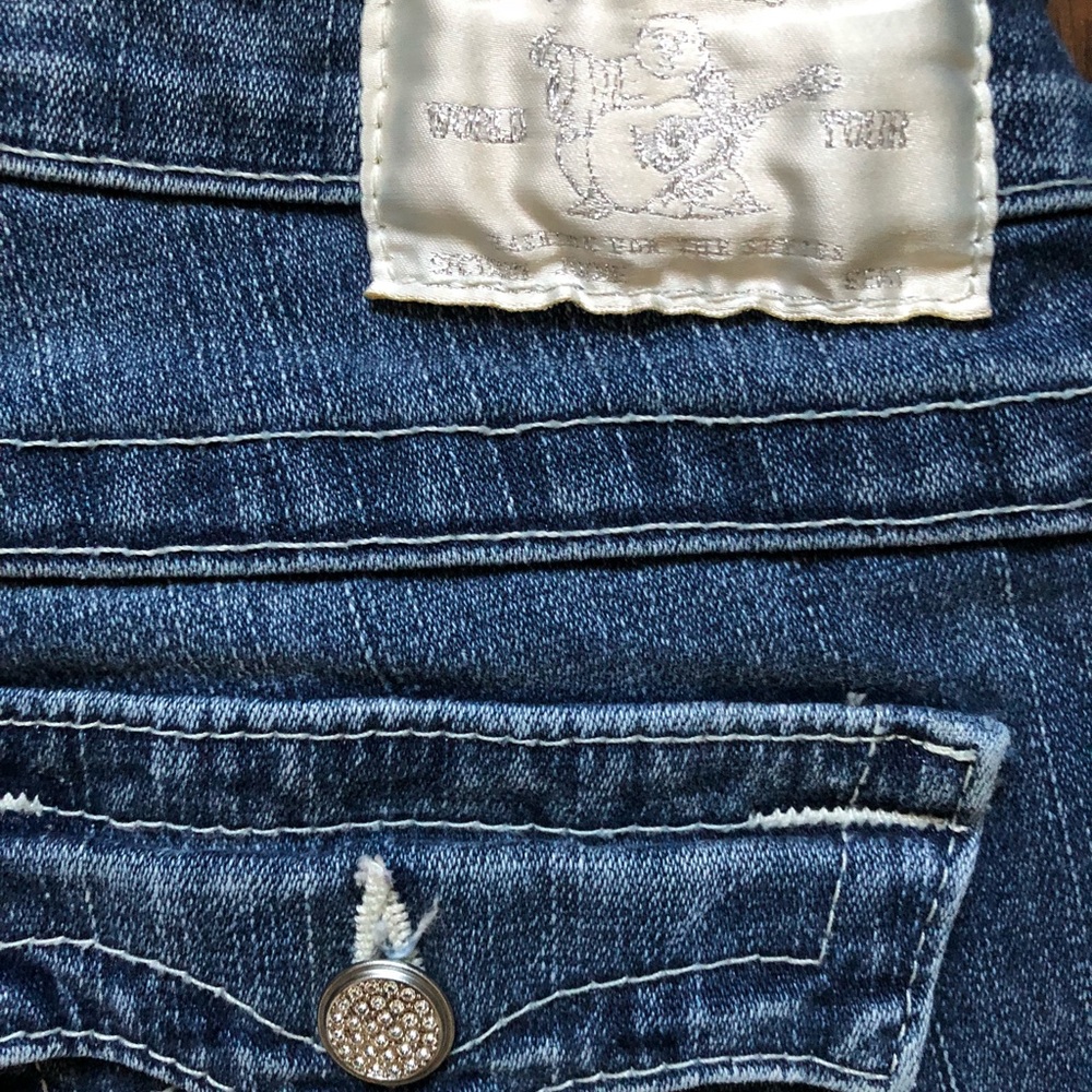 True Religion Glitz & Glam Jodie crystal jeans 25 - Picture 4 of 8